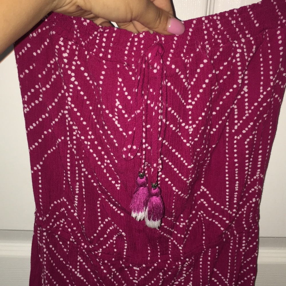 Boho chic Raspberry Maxi dress - Picture 7 of 7